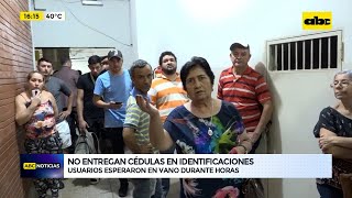 No entregan cédulas en Identificaciones por falta de energía eléctrica [upl. by Acirderf38]