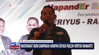 PURUK CAHU MASYARAKAT MURA SAMPAIKAN HARAPAN KEPADA PASLON HERIYUSRAHMANTO [upl. by Martyn]