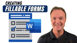 How to Create a Fillable Form with Dropdown Lists in Microsoft Word [upl. by Ahsemat]