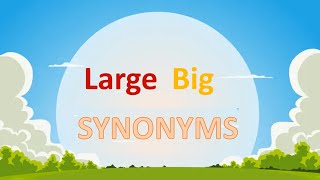 Synonyms  Synonyms For Kids  Learning Videos for kids  totto kidoos [upl. by Pierre]