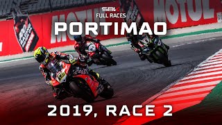 WorldSBK FULL Races 🍿  Portimao 2019 Race 2 🇵🇹 [upl. by Illyes]