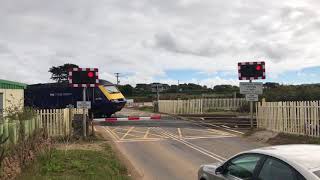 Gwinear Road Level Crossing Cornwall 10092018 [upl. by Everick]