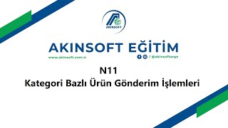 AKINSOFT eTicaret  N11 Ürün Bazlı Gönderim İşlemleri [upl. by Haraj]