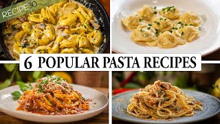 6 Must Try Popular Pasta Recipes  A Gastronomic Journey [upl. by Annayrb]