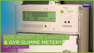 Slimme meter werking Landis amp Gyr korte uitleg [upl. by Kaela]