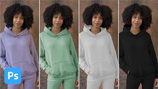 How to Change the Color of Clothing in Photoshop [upl. by Gerius314]