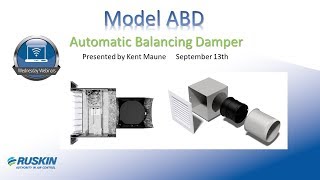 Automatic Balancing Damper Solution Webinar [upl. by Eupheemia780]