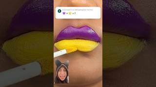 Campur warna Lipstik Lucu‼️ makeup lipstick beauty satisfying funny dubber [upl. by Heer]