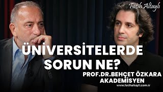 quotEn yüksek puanları aldım bütün mülakatlarda elendimquot  Prof Dr Behçet Özkara amp Fatih Altaylı [upl. by Ylliw]