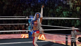 Zelina Vega WWE 2K24 Entrance [upl. by Llekcir678]