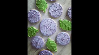 Hydrangea Cookies [upl. by Ecenaj479]