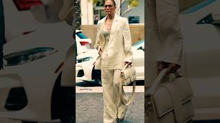 Jennifer Lopezs Stunning Street Style JenniferLopez StreetStyle Fashion JLoStyle Shorts jlo [upl. by Torto]