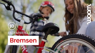 Radfahren lernen 10 von 16  Bremsen auf dem Laufrad lernen [upl. by Drofiar60]