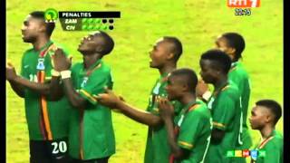 Orange Africa Cup Of Nations 2012  Zambia vs Ivory Coast PenaltyShootout 87 [upl. by Solon]