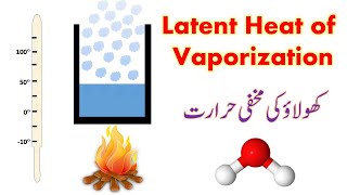 Latent Heat of Vaporization II Urdu amp Hindi II AmjidTV [upl. by Pahl]