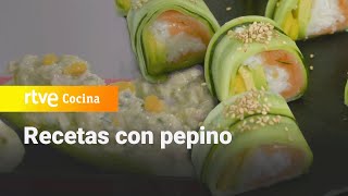 Te enseñamos dos recetas con pepino perfectas para este verano  Aquí la Tierra  RTVE Cocina [upl. by Ddot520]