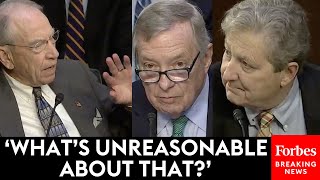 BREAKING NEWS Grassley Kennedy Battle Durbin Over FBIs 1023 Form Alleging Huge Biden Corruption [upl. by Fen]