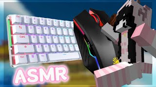 Keyboard  Mouse ASMR Sounds  Hypixel Bedwars [upl. by Vanthe525]