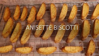 Crisp amp Delicious Anisette Biscotti  Great for Dipping [upl. by Anitserp]