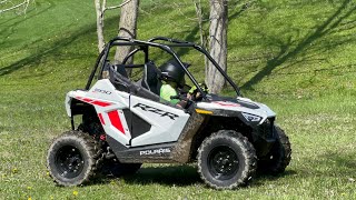 2022 Polaris RZR 200 sxs backyard break in [upl. by Adiari]