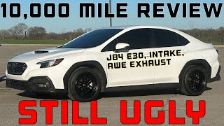 10000 Mile Ownership Update on 2022 Subaru WRX w JB4 E30 AWE CatBack ETS Intake Enkei Smeedia [upl. by Tecil]