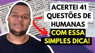 COMO ACERTAR quase QUALQUER QUESTÃO DE HUMANAS NO ENEM  MESMO SEM SABER O CONTEÚDO [upl. by Virg357]