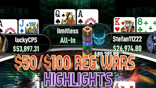 Top Pots Ep19 REG WARS High Stakes Poker Cash Game Highlights [upl. by Ahsenahs]