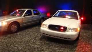 118 Police Cars Working Lights [upl. by Aeriela]