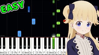 Nainai  Shadows House ED  EASY Piano [upl. by Anelam]