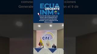 Pleno del CNE instala sesión para resolver sobre aprobación de la convocatoria para las Elecciones [upl. by Andy]