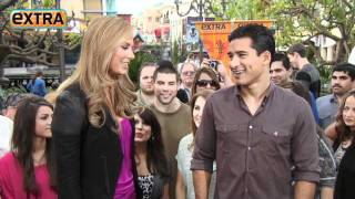 Stacy Keibler Talks George Clooney at The Grove Hes Superhuman [upl. by Introc6]