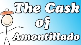 The Cask of Amontillado by Edgar Allan Poe Summary and Review  Minute Book Report [upl. by Errick]