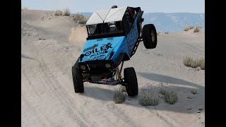 Police chasing jeep on beach BeamNG drive car crash 28 [upl. by Warfore958]