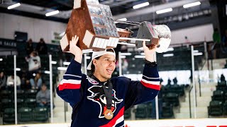 Highlights from Brooks AJHL vs Battlefords SJHL in the 2023 Centennial Cup championship game [upl. by Adeehsar]