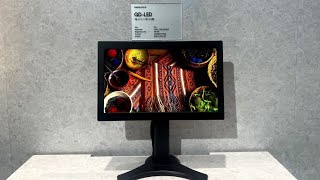 Samsung Display’s Quantum dot LED QDLED Prototype [upl. by Tremann]