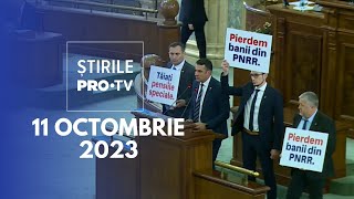 Știrile PRO TV  11 octombrie 2023 [upl. by Curson906]