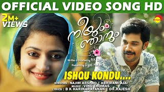 Ishqu Kondu Official Video HD  Neeyum Njanum  Sharafudheen Anu Sithara Najim Arshad Vinu Thomas [upl. by Litch]