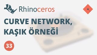 Yakın Kampüs  Rhinoceros Ders 33  Curve Network Kaşık Örneği [upl. by Wehhtam493]