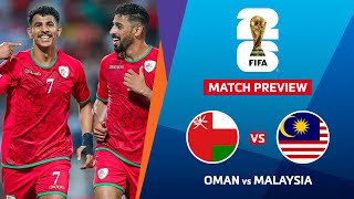 OMAN vs MALAYSIA FIFA World Cup 2026 AFC qualifying Round 2 Head to head stats [upl. by Goodwin]