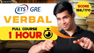 GRE VERBAL FULL COURSE IN 1 HOUR GRE Verbal in 60 minutes [upl. by Lebazej751]