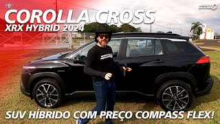 NOVO COROLLA CROSS GRSPORT 2024 EM DETALHES [upl. by Mildrid]