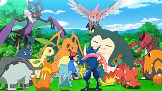 Ashs Pokemon RETURNS  Ash  Infernape amp Gary vs Moltres  Pokemon Journeys Episode 68【AMV】 [upl. by Dorlisa616]