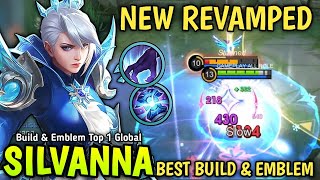 100 BRUTAL DMG New Revamp Silvanna Best Build amp Emblem is Broken  Build Top 1 Global Silvanna [upl. by Aihsema]