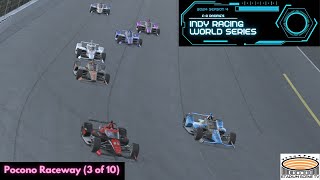 iRacing Indy Racing World Series – Pocono Raceway 3 of 10 [upl. by Pembroke]