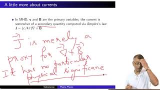 mod10lec49  MagnetohydrodynamicsMHDCurrents in MHD momentum equation and magnetic stress tensor [upl. by Ayenat]