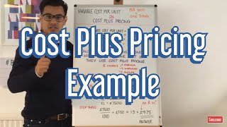 Variable Cost Per Unit on Cost Plus Pricing PRICE [upl. by Kondon]