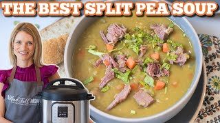 Instant Pot Split Pea Soup  Perfect Recipe to Use Your Ham Bone [upl. by Kantos]