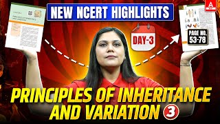 Genetics Class 12  Lecture 3  New NCERT Highlights  NEET 2025 amp Boards  Garima Goel [upl. by Haeel]