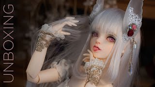 BJD Fairyland Miwa Antique Rabbit Box Opening  Unboxing [upl. by Ahen]