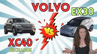 Volvo EX30 vs XC40 Recharge Choosing the Right Electric SUV [upl. by Valaria]